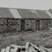 Byre/stable to W of farmhouse, view from SE