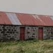 Byre/stable to W of farmhouse, view from SE