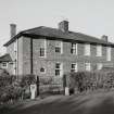 View from SE of former Officers' semi-detached houses at Blackbank (NY 3478 6754)