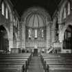 Edinburgh, East Fettes Avenue, St Luke's Parish Church, interior.
General view from East along aisle towards altar.