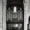 Edinburgh, East Fettes Avenue, St Luke's Parish Church, interior.
Detail of organ.