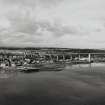 Edinburgh, Forth Road Bridge.
View of South half of Road Bridge from Forth Bridge, from East.