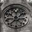 Davidson Church.
Detail of wheel window in South face of South East tower