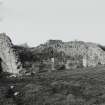 Edinburgh, Edmonstone House, Ha-Ha.
View of ruined building at South end from South East.