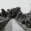 Terrace to South of main house, view from East.