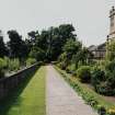 Terrace to South of main house, view from East.