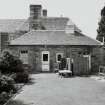 East wing of main house, view from East.