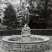 Statue of girl by Pilkington Jackson, to South West of main house, gen. view from East.