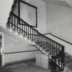 Edinburgh, Frogston Road East, Mortonhall House, interior.
View of the principal stairway from South-West.