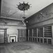 Edinburgh, Frogston Road East, Mortonhall, interior.
View of second floor library from South-East.