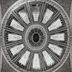 Banking hall, central dome, plan view