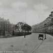 Photographic copy of a postcard.
View from E.
Titled: 'Gillespie Crescent & School, Edinburgh'.