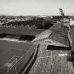 Elevated view of west stand from north east