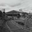 Elevated view from SE of S end of Wire Division's South Mill (housing the foundry and annealing department)