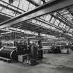 Interior.  View showing working looms in Small-loom Weaving Department, where wire cloth and screening products were being produced in 2001