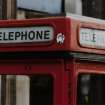 Grosvenor Street, telephone kiosks.
Detail of top of kiosk.