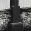 Haymarket Station.
View of column base on South side of loading shed.