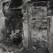 Interior-detail of fireplace in Basement