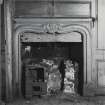 Interior-detail of fireplace in Central apartment on First Floor
