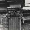 Detail of head of great pilaster on North elevation