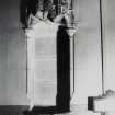 Interior-detail of piscina in old niche in porch
Inv. fig. 157