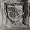 Edinburgh, Kirk Loan, Corstorphine Parish Church, interior.
Detail of armorial carving.