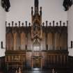 Interior. Chapel. View of E wall showing pulpit