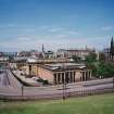 View from South showing the National Gallery of Scotland, the Royal Scottish Academy and Princes Street