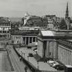 View from South showing the National Gallery of Scotland, the Royal Scottish Academy and Princes Street showing layout of roof