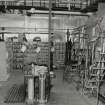 Interior-view of work bench and spare parts store between boilers in Boiler House of Holyrood Brewery