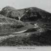 Photographic copy of postcard view southeast from St Leonard's of part of Holyrood Park and Athur's Seat
Inscr:'Arthur's Seat, Edinburgh'
Survey of Private Collections.