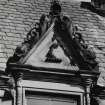 Detail of West dormer window on South facade