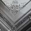 Interior-detail of ceiling cornice in Room G.14