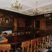 Interior. Council room. View from SW