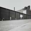 View of NE end of Caledonia Flour Mills from E.  Photosurvey 21-MAY-1991