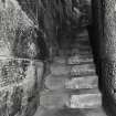 Martello Tower, interior.
View of stair.