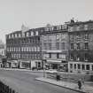 47 - 85 Leith Street
General view from West, also showing Hardy & Co, William P Harrower Ltd, Vogue, Crown Wallpapers, Jerome Portraits and Fairley's Bar