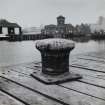 Leith Docks.
Detail of bollard.
