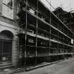 Edinburgh, 27-29 Maritime Street.
General view from North with scaffolding.
