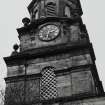 Detail of clock on west tower