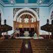 Interior, view from balcony to west