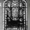 Interior, detail of stained glass - Transfiguration; J Ballantine 1912