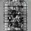 Interior, detail of stained glass; St. Kilda 1939