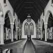 Interior view of St Peter's Church seen from the East.