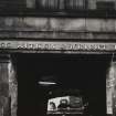 Edinburgh, 43 Maritime Street.
General view of sign above gateway and parked lorry.
Titled: '1855 Aitken & Wright 1855'