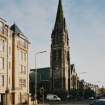 View from North West showing setting in the street