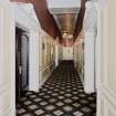 Interior. Entresol. View of Trianon/Versailles room corridor from South