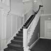 Detail of first floor 'white staircase'