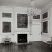 Newliston House, interior
View of drawing room showing textile panels and chimneypiece