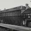 Newhaven Road, Bonnington Tannery (former).
View from South of no.'s 38-44 Newhaven Road whilst disused, almost completely obscured by ivy.
